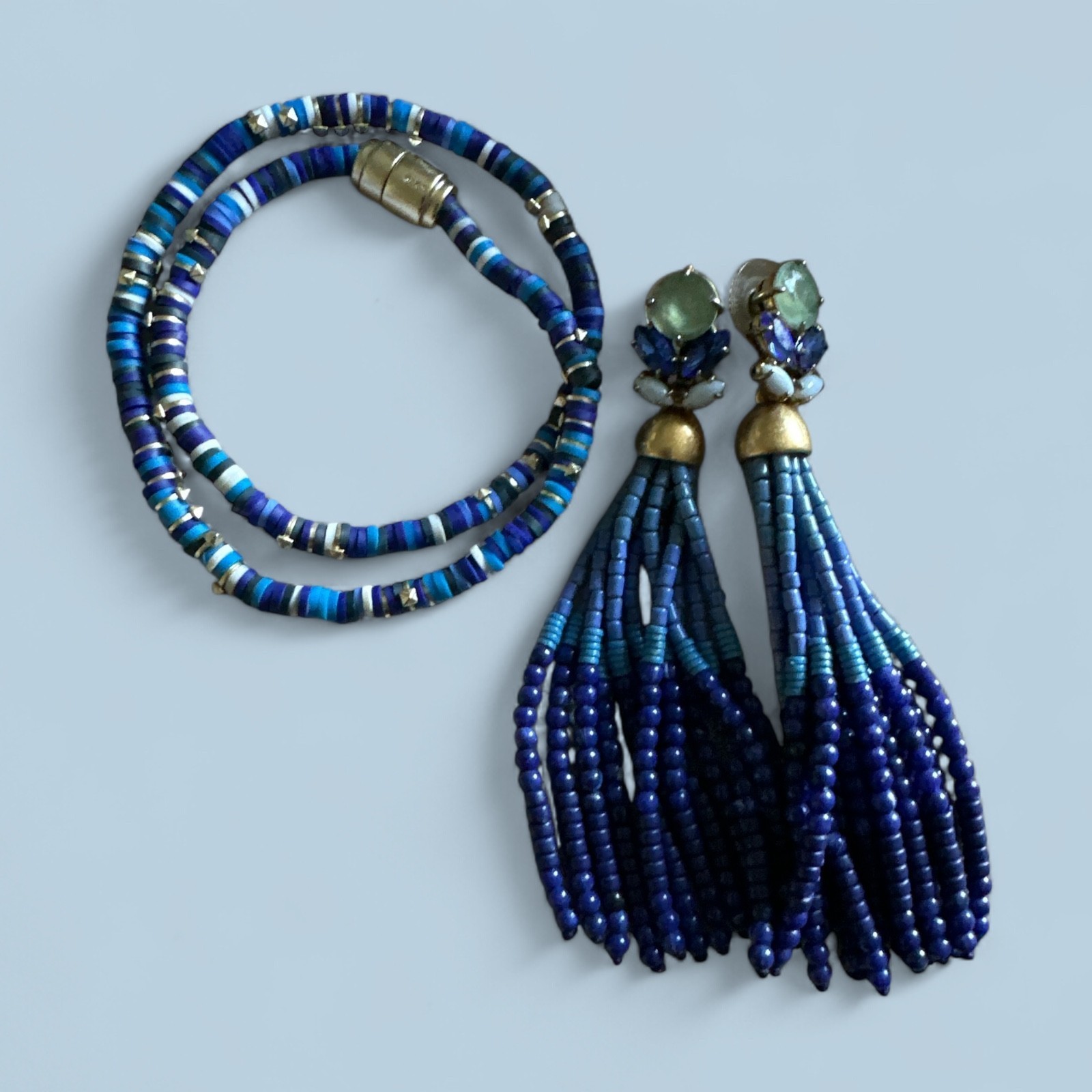 Kendra Scott Reece Wrap Bracelet in Blue Mix - $34.95
