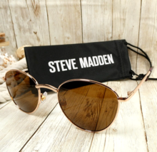 Steve Madden Rose Gold Purple Round Metal Sun Readers Sunglasses w/Bifocal +2.50 - £14.29 GBP