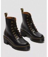 Women&#39;s Dr. Martens Leona Vintg Smooth Leather Heeld Boots, 22601001 Siz... - $271.60 CAD