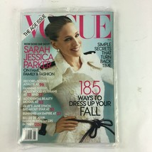 August 2008 Vogue Magazine Sarah Jessica Parker 185 Ways To Dress Up Your Fall - £12.78 GBP