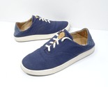 OluKai Kohu Womens Size 9 Low Top Canvas Sneakers Shoes Blue White - $669.41 MXN