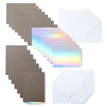 Cricut Joy Insert Cards Small, Gray/Silver Holographic - £10.35 GBP