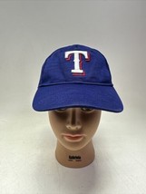 Texas Rangers New Era Strap back Hat Cap MLB Baseball Adjustable Denim Wash Look - £12.01 GBP