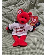 Ty Beanie Baby - CANADA the Bear (Special Olympics w/ White  Shirt &amp; Pin... - $31.14 CAD