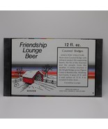 Friendship Lounge Unrolled 12oz Beer Can Flat Sheet Magnetic - £27.16 GBP