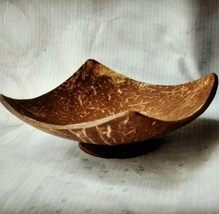 Indonesia Coconut Plate Bowl Utensil, Assiette en noix de coco, bol, ust... - $380.79 MXN