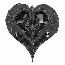 Pacific Giftware PT Dragon Heart Stone Finish Resin Decorative Figurine - £55.35 GBP