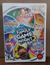 Nintendo WIi Hasbro Family Game Night 2 Board Party Games Operation Bop ... - $14.00