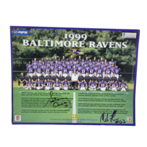 Baltimore Ravens NFL Football 1999 Season Team Photo Roster 11x9 Flynn Case Auto - £15.36 GBP