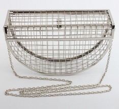 New design metal hollow oval fashion women&#39;s casual clutch bag ladies chain purs - £55.31 GBP