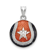SS Houston Astros Enameled Baseball Pendant - $170.30 CAD