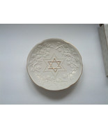 Decorative candy dish with star of David design crown accents brand NOS - $19.75