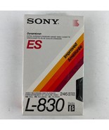 Sony L-830 ES Beta Betamax Blank Video Tape NEW FACTORY SEALED - £7.78 GBP