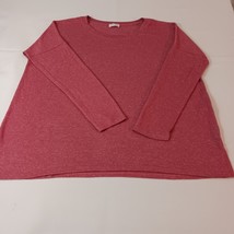 Pink Lily Women's Round Neck Long Sleeve Blouse Top Size Large image 8