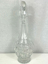 Tall 14” Cut Glass Decanter Starburst Pattern w/ Stopper- BEAUTIFUL !!!!!!! - $737.95 MXN