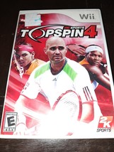 Top Spin 4 Nintendo Wii, 2011 2K SPORTS Andre Agassi - £5.42 GBP