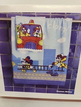 Vintage NIB Disney Home Fireman Mickey &amp; Goofy 2 pc Bath Set Towel Washcloth - £11.35 GBP