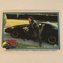 Knight Rider Trading Card 1982  #26 David Hasselhoff - £1.55 GBP