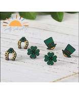 St. Patrick’s Day Stud Wood Earrings (Multiple Styles) - $6.50