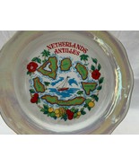 Netherlands Antilles Caribbean Islands Collector Plate Oyster Glaze St. ... - £21.21 GBP