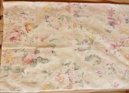 Ralph Lauren Francesca Pillowcase Tan Floral STANDARD Vintage (1) - $78.86