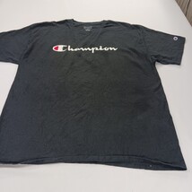 Champion Men's Graphic Jersey Tee Short Sleeve Script Logo Cotton T-Shirt 2XL image 10