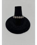 18kt Gold Plated Band Ring Size 6 KG Wedding Engagement Estate Jewelry - $20.29 CAD