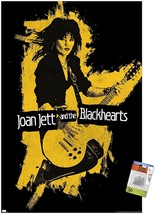 Guitar Wall Poster With Pushpins By Joan Jett And The Blackhearts. - £30.33 GBP