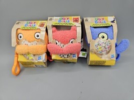 Lot of 3 Ugly Dolls Plush To Go Keychain Key Chain Clip On Set Backpack Monsters - £14.89 GBP