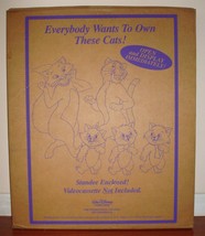 ARISTOCATS DISNEY PROMOTIONAL STANDEE UNASSEMBLED HTF FREE SHIPPING - $99.95