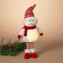 Snowman with led - Battery Operated w/Timer image 2
