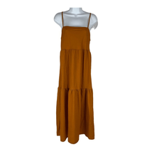 Zara Women&#39;s Orange Knee Length Dress Size Small - £36.04 GBP