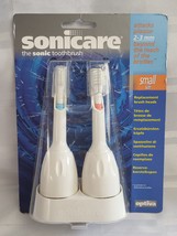 SONICARE SONIC TOOTHBRUSH HEAD REPLACEMENTS SIZE SMALL 2-3MM NIP IN THE ... - £23.97 GBP
