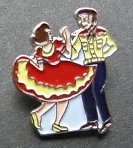 Country Music Square Dancing Barn Dance Ii Lapel Pin 1 Inch - £4.50 GBP