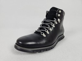 Cole Haan Zerogrand Casual Hiking Boots U.S. Size 10.5 M Black Leather C35594 - £68.35 GBP
