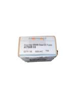 Mersen ATDR15 600V 15A Cc Time Delay Fuse, 10-Pack - €40,48 EUR