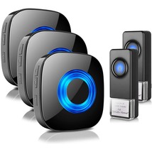 Wireless Doorbell, Door Bell Chimes With Mute Mode, 58 Ringtones&amp;5 Volume Levels - £54.34 GBP