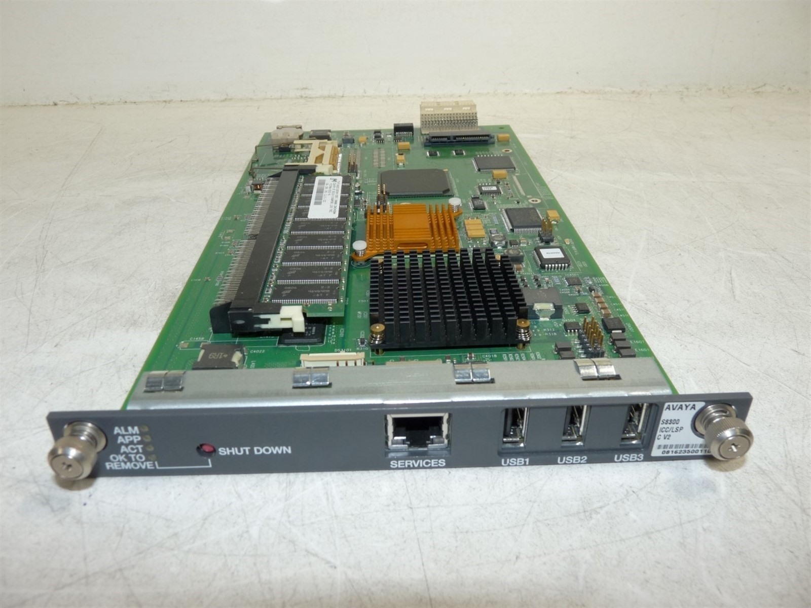 Avaya S8300 ICC/LSP C V2 Media Server Module No Hard Drive - $26.89