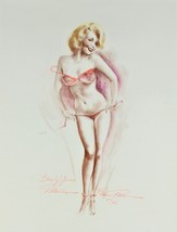 Zoll Barely Yours Marilyn &quot; (Monroe) Von Earl Mac Pherson Lithographie Limitiert - £178.04 GBP