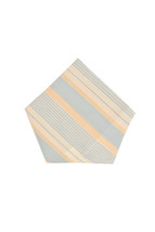ARMANI COLLEZIONI Mens Pocket Square Striped Multicolour Size 13&quot; X 13&quot;  - £23.25 GBP