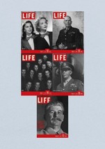 Life Magazine Lot of 5 Full Month of March 1943 1, 8, 15, 22, 29 WWII ERA - £52.54 GBP