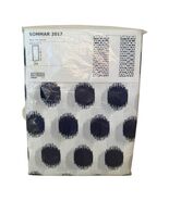 IKEA Sommar 2017 Curtains Ink Drop Blue White Paulin Machado 57” X 98" New - $37.99