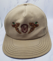 Vintage KELTGEN SEED CO Hat Cap Snap Back Trucker Beige Hunting Embroide... - $14.84