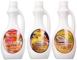 Hawaiian Sun Premium Syrup Assortment 12.5-ounce (Pack of 3) - £44.33 GBP