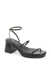 Jeffrey Campbell Sandals Orchid Black Ankle Srap Block Heel size 9 NEW - £47.43 GBP