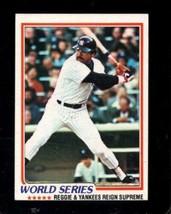 1978 Topps #413 Reggie Jackson Vg+ World Series Hof *X101358 - £1.76 GBP