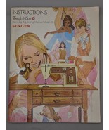 SINGER Instructions Touch &amp; Sew Deluxe Zig-Zag Sewing Machine Model 758 ... - $217.80 MXN
