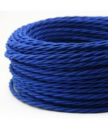 25FT Vintage Cloth Wire, Antique Industrial Electronic Twisted Cloth - $26.14