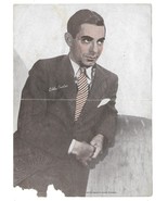 Vintage 1938 Eddie Cantor Photo Front ALHAMBRA Theater Movie Schedule 5x... - $370.65 MXN