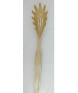 Vintage EKCO PASTA FORK Slotted USA Almond Utensil Spaghetti Slot approx... - £14.99 GBP